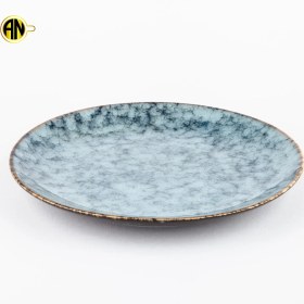 تصویر بشقاب تخت متوسط سرامیک کوره ای کد 132(یک عددی) 