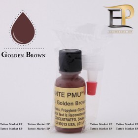 تصویر رنگ تاتو Golden Brown 