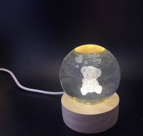 تصویر گوی فانتزی خرس کیتی کریستالی 