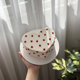 تصویر کیک سفیدقلب ریز 