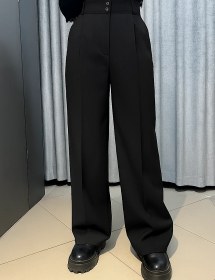 تصویر شلوار‌ واید بگ کرپ 