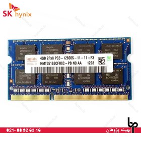 تصویر Ram Laptop Hynix 4GB PC3 12800 