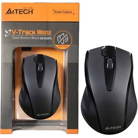 تصویر ماوس سایلنت بی سیم ای فورتک مدل G9-500FS ا A4tech G9-500FS Wireless MOUSE A4Tech G9-500FS V-Track 2.4G Wireless Silent Mouse