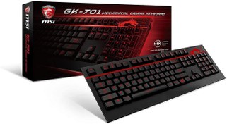 تصویر کیبورد مخصوص بازی مکانیکی ام اس آی مدل GK-701 ا MSI GK-701 Mechanical Gaming Keyboard MSI GK-701 Mechanical Gaming Keyboard