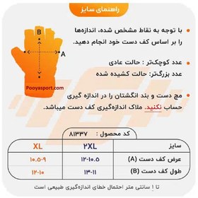 تصویر دستکش بدنسازی چرمی خارجی PAPU مدل 4150 اصل 