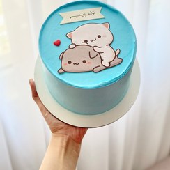 تصویر مینی کیک پیشی های عاشق 