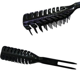 تصویر برس تونلی حالت دهنده مو با پین پلاستیکی 