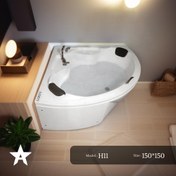 تصویر وان حمام Sarin سایز 150*150 