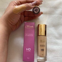 تصویر کرم پودر مریدا Merida مدل Hd 24h Wear شماره 43 