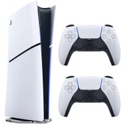 تصویر کنسول بازی سونی PS5 Slim Digital | به همراه یک دسته اضافه Sony PlayStation 5 Slim Digital + 1 extra controller