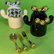 تصویر مزه خوری کاکتوس سرامیکی 