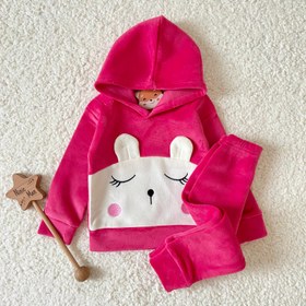 تصویر هودی شلوار مخمل 