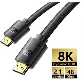 تصویر کابل HDMI بیسوس Baseus High Definition Series 8K HDMI 2.1 Cable CAKGQ-J01 طول 1 متر 