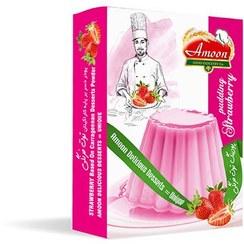 تصویر دسر توت فرنگی آمون 75 گرمی 