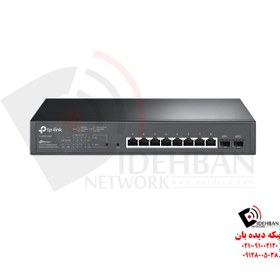 تصویر سوئیچ 10 پورت 1000 مدیریتی PoE با 2 پورت 1000SFP تی پی لینک TP-LINK TL-SG2210MP 