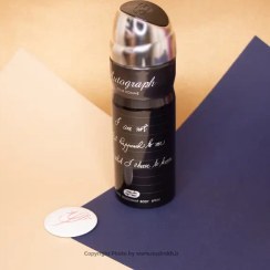 تصویر اسپری خوشبو کننده بدن مردانه عمادآرا طرح امپر ویواریا مدل Autograph حجم 200 میل Emadara Men's Body Deodorant Spray, Emper Vivaria Design, Autograph, 200 ml