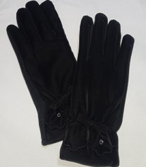 تصویر دستکش شمعی خز دار زنانه ضد آب 