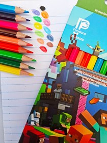 تصویر مداد رنگی ماینکرافت 