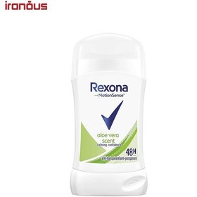 تصویر استیک ضد تعریق زنانه  رکسونا آلوئه ورا حجم 48 میل Rexona Stick Deodorant Aleo Vera For Women 48ml