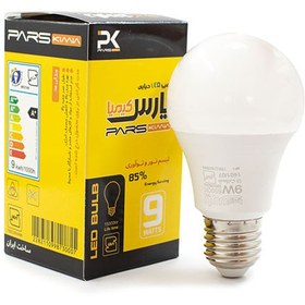 تصویر لامپ LED حبابی 9 وات پارس کیمیا 