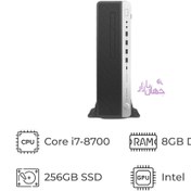 تصویر مینی کامپیوتر اچ‌پی EliteDesk 800 G4 پردازنده Core i7 ظرفیت ۲۵۶ گیگابایت SSD حافظه ۸ گیگابایت 