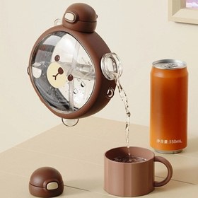 تصویر قمقمه خرسی ظرفیت ۷۵۰ میلی لیتر دو کاره 