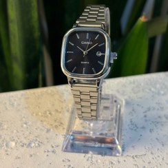 تصویر ست ساعت مچی زنانه و مردانه کاسیو اولدمانی با بند استیل 