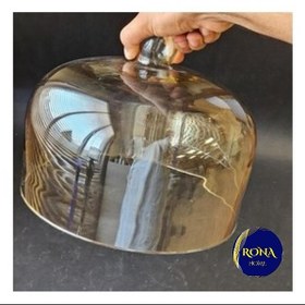 تصویر درب شیشه کیک خوری بزرگ 