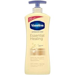 تصویر لوسیون بدن وازلین Vaseline Essential Healing مناسب برای پوست‌های خشک 600 میل 