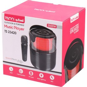 تصویر اسپیکر پورتابل تسکو مدل TS 23420 ا Tsco TS 23420 Bluetooth Portable Speaker Tsco TS 23420 Bluetooth Portable Speaker