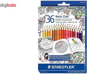 تصویر مداد رنگي 36 رنگ استدلر مدل Noris Club 144 D36JB ا Staedtler Noris Club 144 D36JB Color Pencil Staedtler Noris Club 144 D36JB Color Pencil