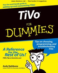 تصویر دانلود کتاب TiVo For Dummies 2004 کتاب انگلیسی TiVo برای Dummies 2004