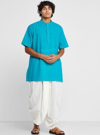 تصویر شلوار دهوتی با بند کشی اساسی برند fabindia 