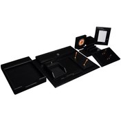 تصویر ست رومیزی مدیریتی رنگ مشکی | کد 810 