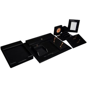 تصویر ست رومیزی مدیریتی رنگ مشکی | کد 810 