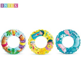 تصویر حلقه شنا بادی اینتکس ( intex ) مدل 59242NP ( قطر 61 cm ) کد 1620470 