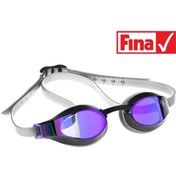 تصویر عینک شنا عینک شنا رنگین کمان ویولت وان بنفش با ظاهر ایکس زنانه | Mad Wave ST00056 