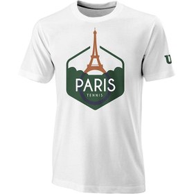 تصویر تی‌شرت مردانه ویلسون | Wilson Paris Tech Men’s Tennis Tee 