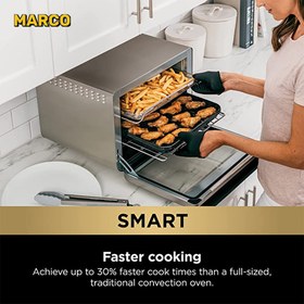 تصویر Ninja DT251 Foodi 10-in-1 Smart XL Air Fry Oven, Bake, Broil, Toast, Air Fry, Air Roast, Digital Toaster 