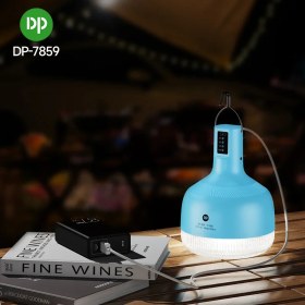 تصویر لامپ شارژی دی پی مدل DP-7859 ظرفیت ۳۸ وات با نور مهتابی 