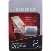 تصویر رم سامسونگ EVO Plus & adaptor microSD HC-I U1 Class 10 – ظرفیت 8 گیگابایت 