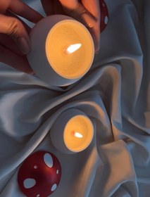 تصویر جا شمعی قارچی 