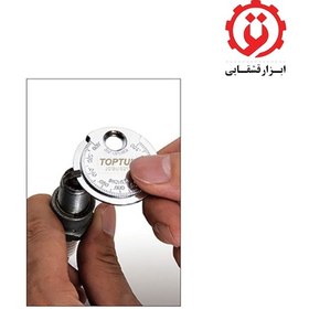 تصویر گیج تنظیم دهانه شمع موتور تاپ تول – TOPTUL مدل JDBU0210 Spark Plug Gap Gauge (Coin Type)