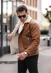 تصویر کاپشن مردانه مرو لایف MERO-99 با آستین استاندارد از پلی استر 