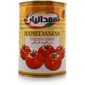تصویر رب گوجه فرنگی همدانیان 4/500 کیلو گرمی ا Hamedanian tomato paste 4/500kg Hamedanian tomato paste 4/500kg