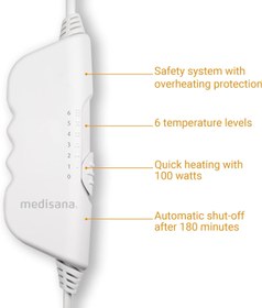 تصویر پتو برقی مدیسانا مدل Medisana HU 662 