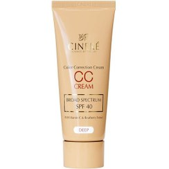 تصویر سی سی کرم SPF40 لایت سینره - مدیوم CC Cream SPF 40 CINERE