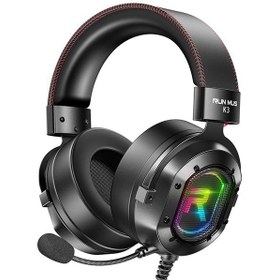 تصویر هدست گیمینگ رانموس K3 RGB 7.1 RUN MUS K3 RGB 7.1 Gaming Headset