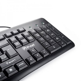 تصویر کیبورد پی نت مدل KB.1000 KB.1000 PNet keyboard