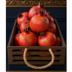 تصویر میوه مصنوعی انار درجه یک وارداتی (سنگین و باکیفیت) 